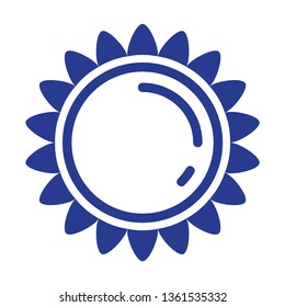 Sun icon. Trendy vector summer symbol for website design, web button, mobile app. - Vector