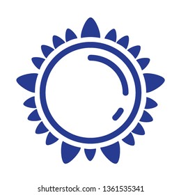 Sun icon. Trendy vector summer symbol for website design, web button, mobile app. - Vector