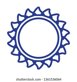 Sun icon. Trendy vector summer symbol for website design, web button, mobile app. - Vector