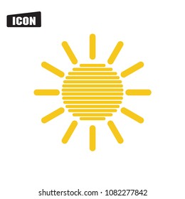 sun icon vector