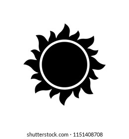 sun icon vector