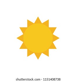 sun icon vector