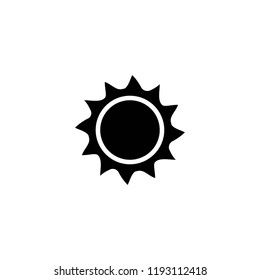 sun icon vector