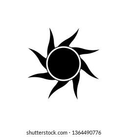 sun icon vector