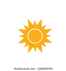 sun icon vector