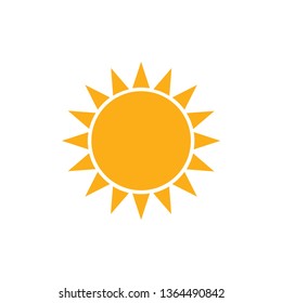 sun icon vector