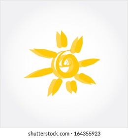 Sun Icon Vector