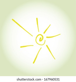 sun icon vector