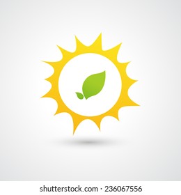 sun icon vector