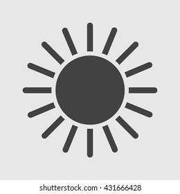 sun Icon Vector.