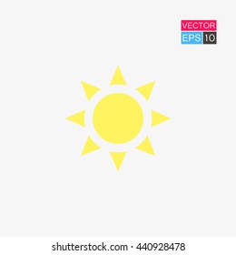 Sun Icon Vector