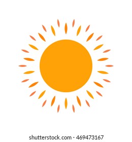 The Sun icon vector