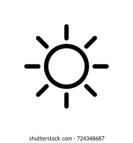 Sun Icon Vector