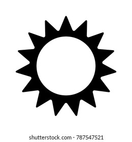 sun icon vector