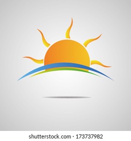 Sunset Icon Images, Stock Photos & Vectors | Shutterstock