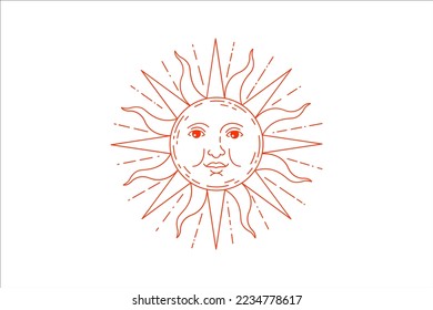 diseño vectorial de icono solar