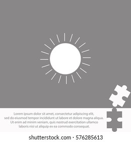 Sun  icon Vector design.