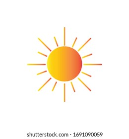 sun icon vector design illustration  sign