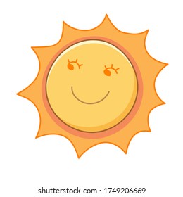 sun icon, vector, eps 10