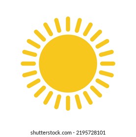 sun icon vector eps clipart