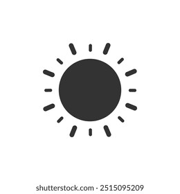 Sun Icon Vector. Sun fill and Glyph Icon.