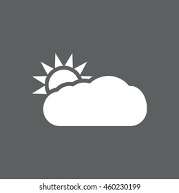 Sun Icon, vector, icon flat