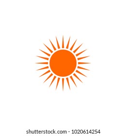 sun icon vector illustration