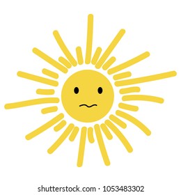 Sun icon vector illustration
