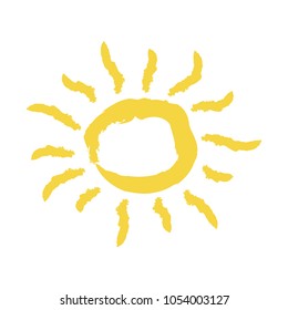 Sun icon vector illustration