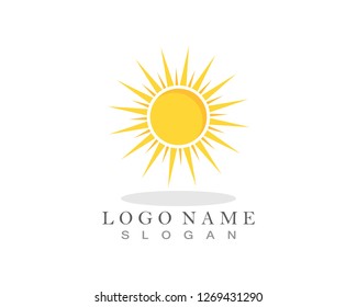 Sun icon vector illustration