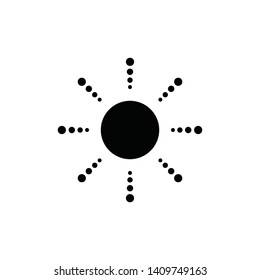 Sun Icon Vector Illustration - Vector