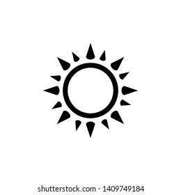 Sun Icon Vector Illustration - Vector