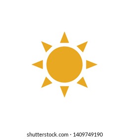 Sun Icon Vector Illustration - Vector
