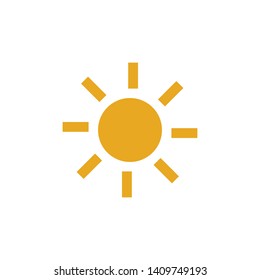 Sun Icon Vector Illustration - Vector