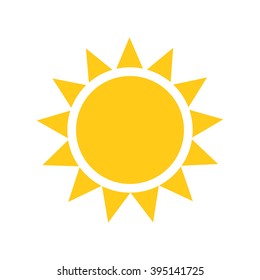 Sun icon. Vector illustration