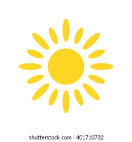 Sun icon. Vector illustration