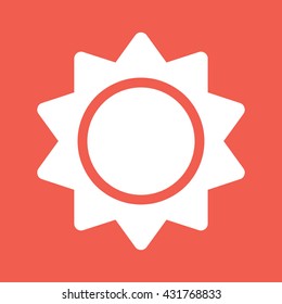 Sun icon vector illustration