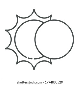 Vektorgrafik-Design von Sun Icon