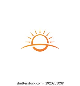  Sun icon vector illustration design template