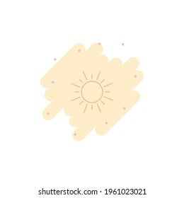 Sun Icon Vector Illustration Design