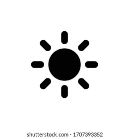 Vektorillustration des Sun-Icons eps10