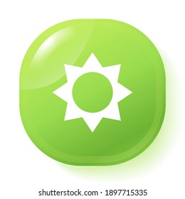 sun icon. Vector illustration EPS 10.