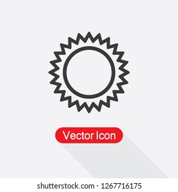 Sun Icon Vector Illustration Eps10