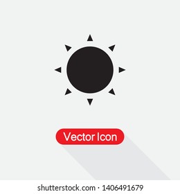Sun Icon Vector Illustration Eps10