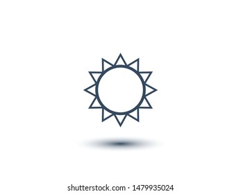 Sun icon vector illustration EPS10