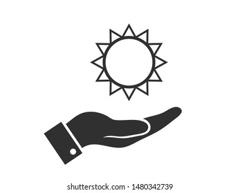 Sun icon vector illustration EPS10