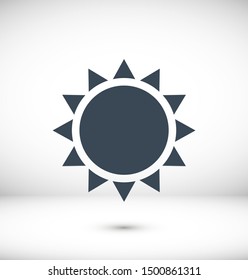 Sun icon vector illustration EPS10