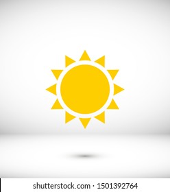 Sun icon vector illustration EPS10