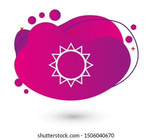 Sun icon vector illustration EPS10