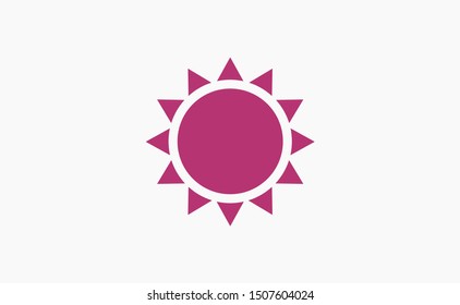Sun icon vector illustration EPS10